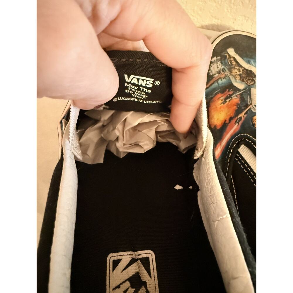 Collectible Star Wars Vans Slip On, A New Hope Men’s 9.5 US/Women’s 11 US - Picture 5 of 12